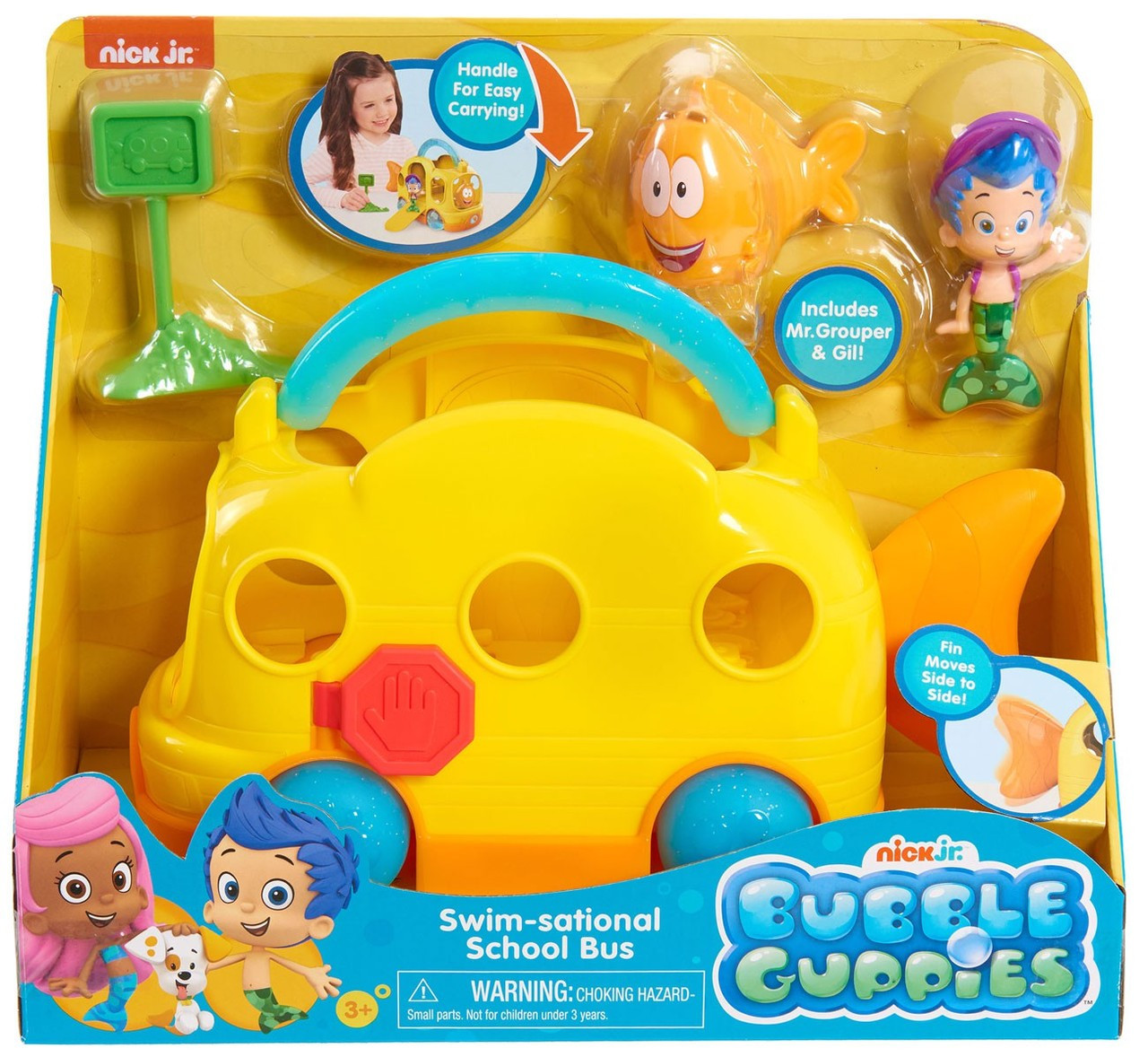 bubble guppies swimsational school bus