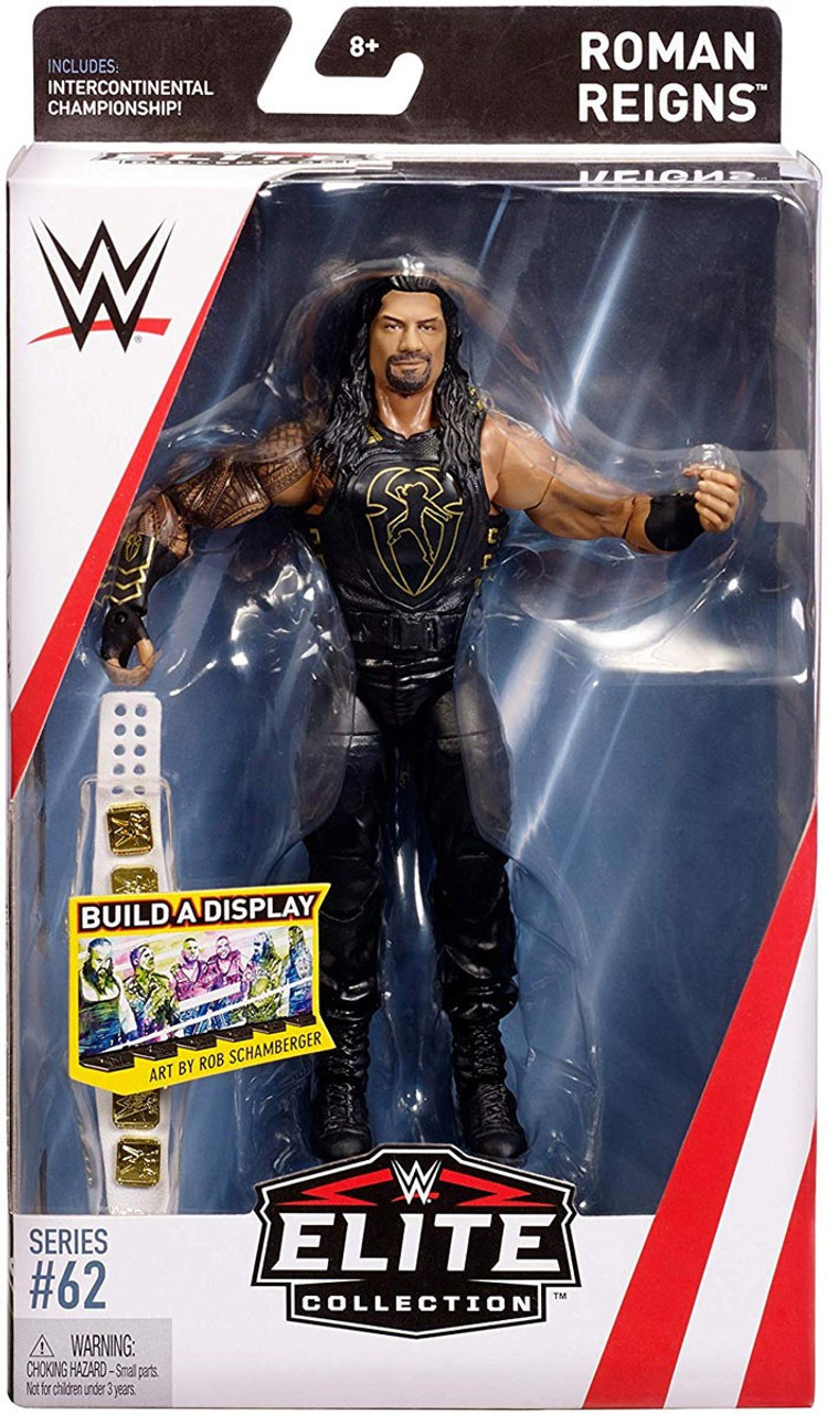 Wwe Wrestling Elite Collection Series 62 Roman Reigns 7 Action Figure Intercontinental Championship Mattel Toys Toywiz