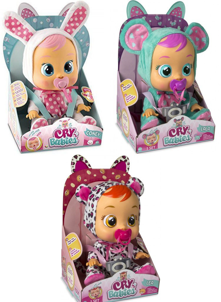 Cry Babies Lea, Coney Lala Set of 3 Dolls IMC Toys ToyWiz