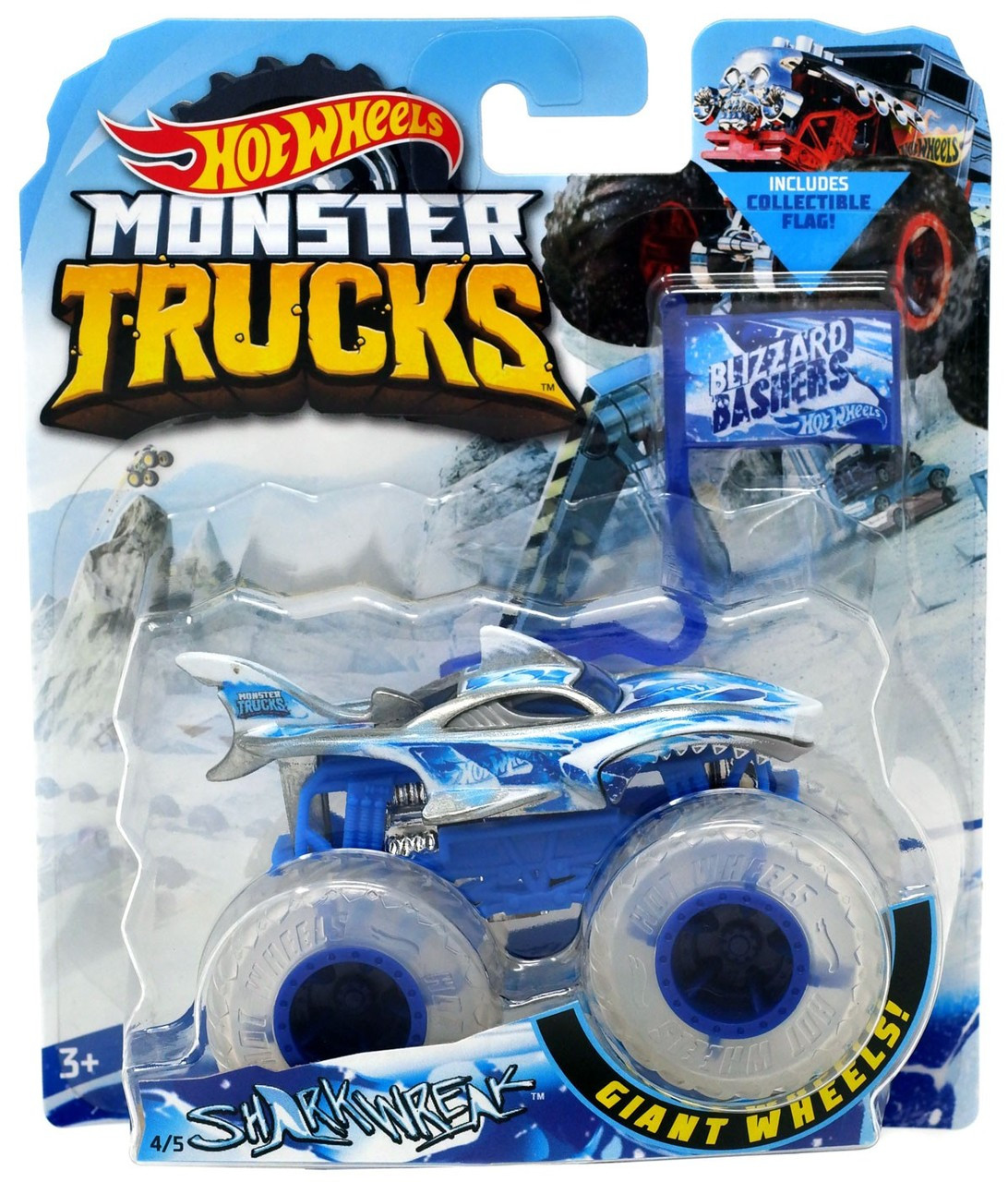 monster truck shark hot wheels