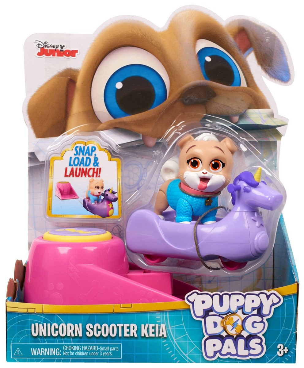 Disney Junior Puppy Dog Pals Unicorn Scooter Keia Vehicle ...