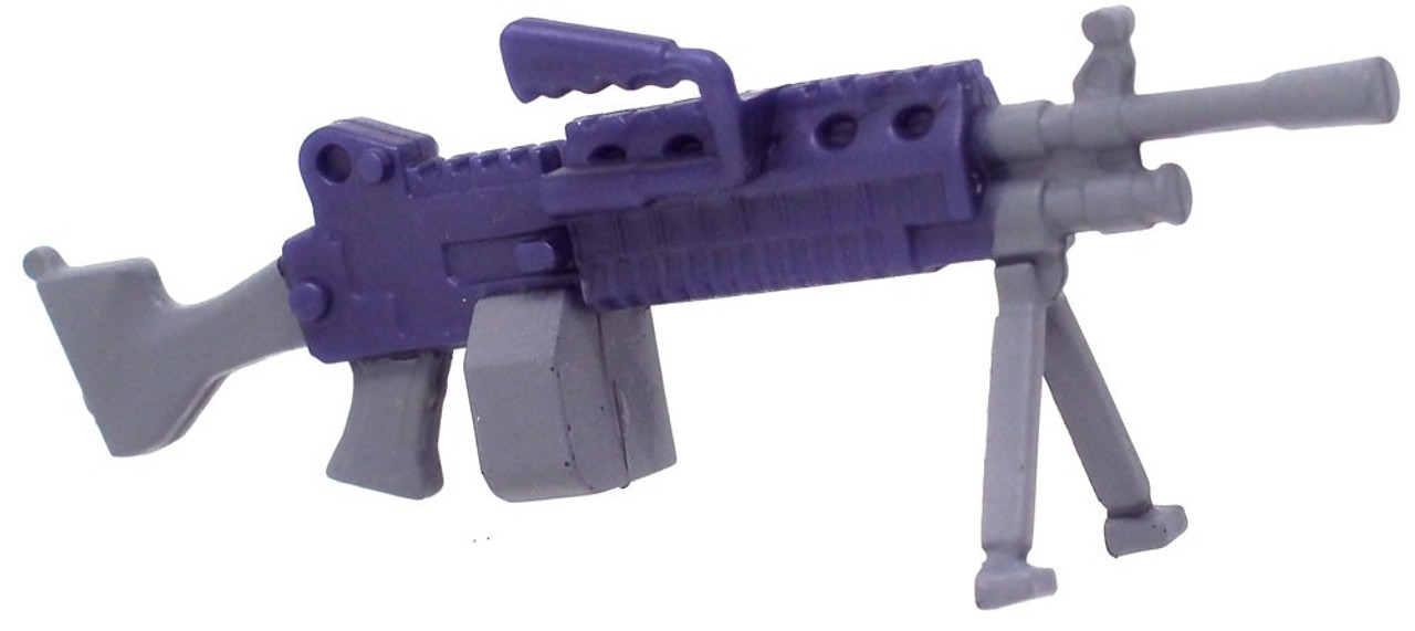 fortnite light machine gun 2 inch epic figure accessory purple loose - machine guns in fortnite