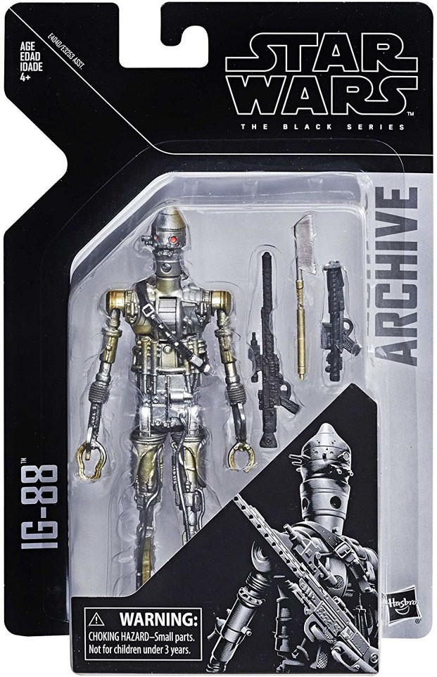 Hasbro社海外版レア IG-88スターウォーズフィギュア Star Wars The Empire Strikes Back Black Series Archive Wave 1 IG