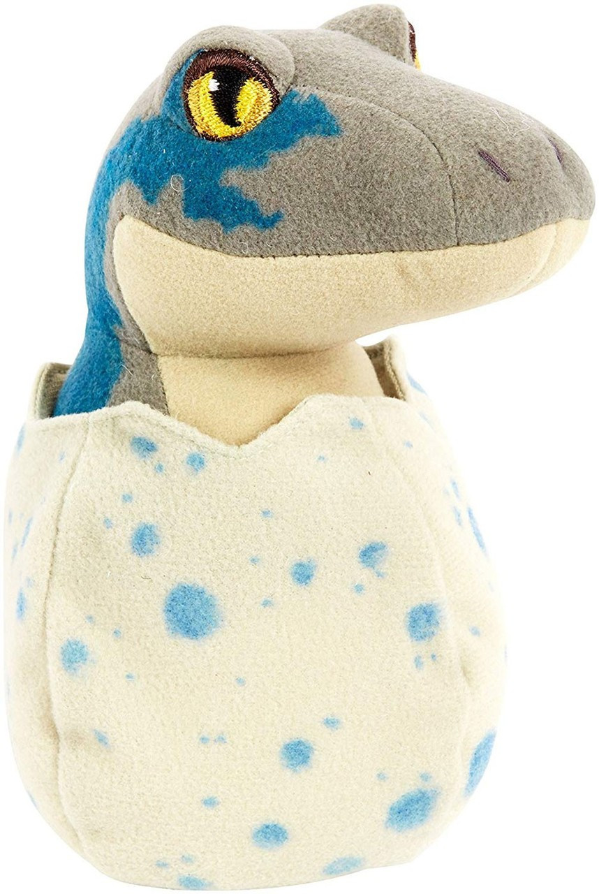 jurassic world blue plush egg