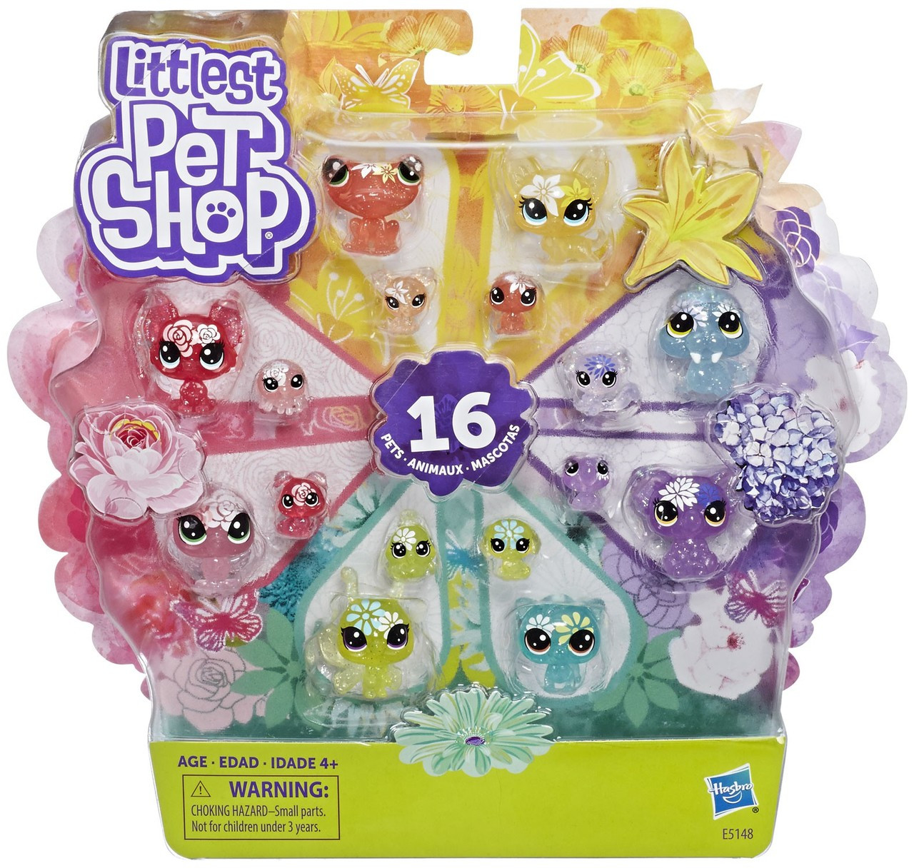 Littlest Pet Shop Blooming Bouquet Figure 16 Pack Hasbro Toys Toywiz