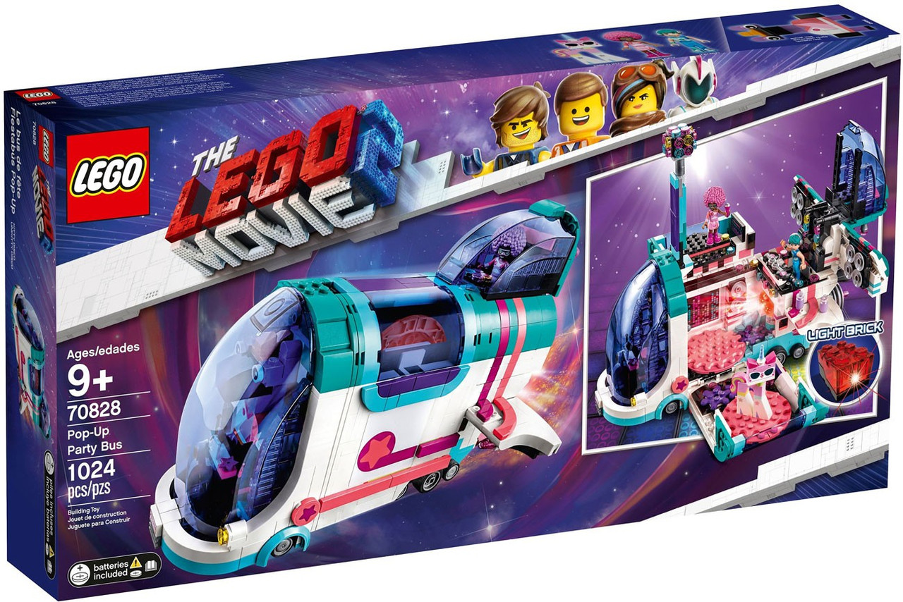 lego movie 2 sets pop up party bus