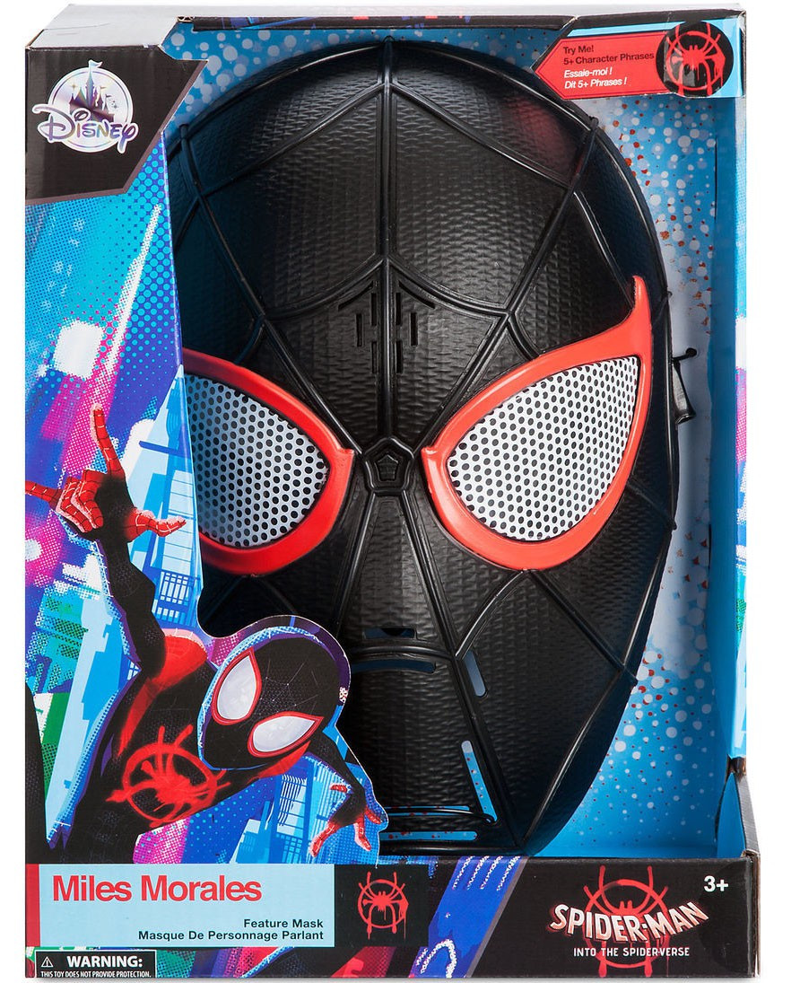Disney Marvel Spider Man Into The Spider Verse Miles Morales Exclusive Talking Mask Toywiz