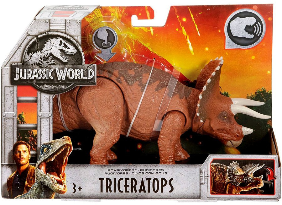 Jurassic World Fallen Kingdom Sinoceratops Roarivores Figure W Sound Action Action Figures Tv Movie Video Games