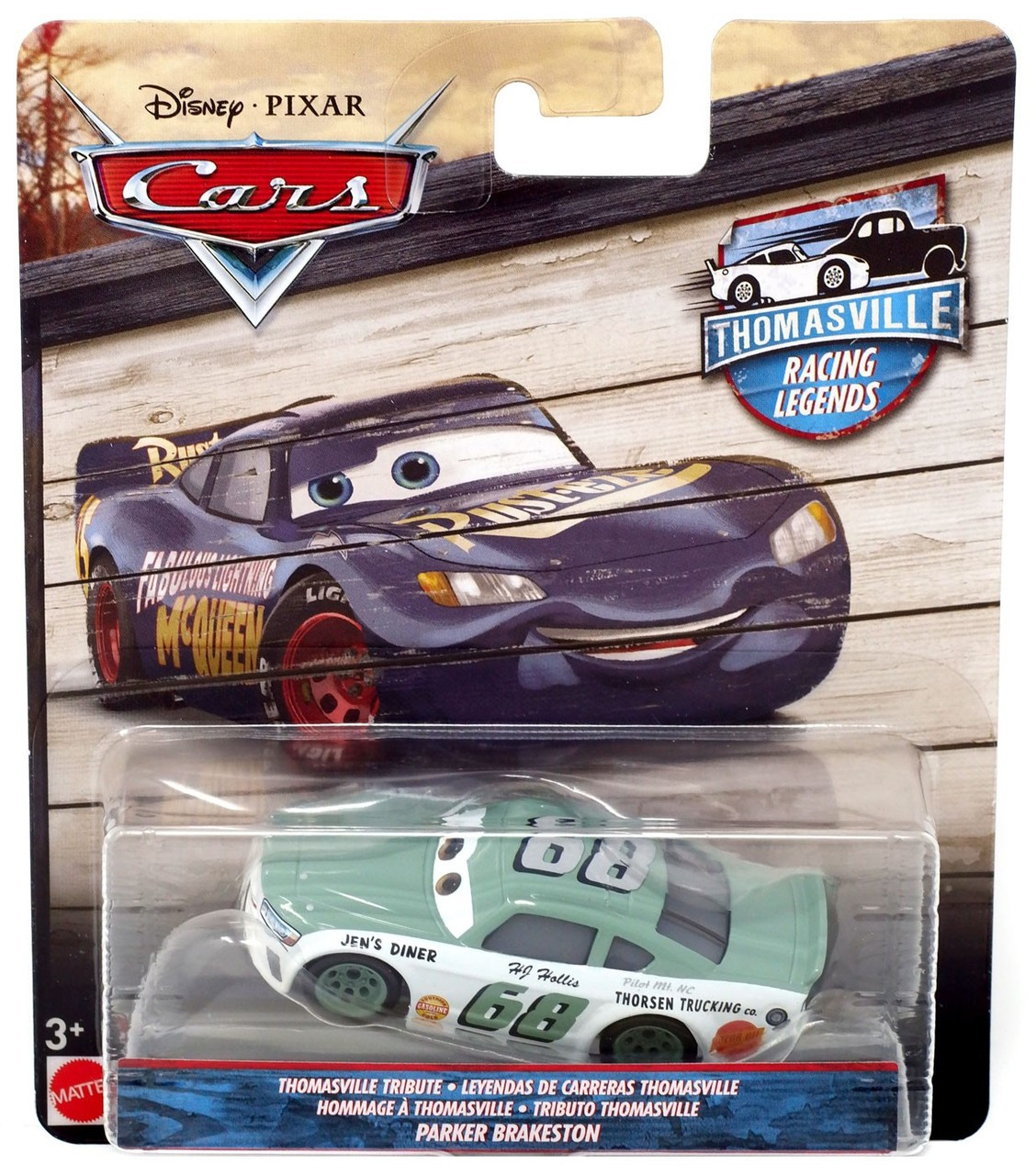 Disney Pixar Cars Cars 3 Thomasville Racing Legends Parker Brakeston Diecast Car Thomasville Tribute Mattel Toys Toywiz - pops diner decal roblox