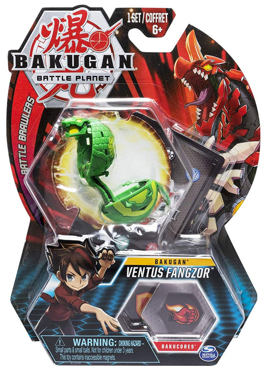 Bakugan Battle Planet Battle Brawlers Bakugan Single Figure Ventus Fangzor - ToyWiz