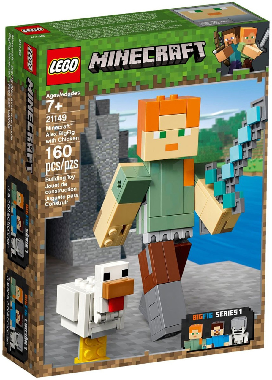 LEGO Minecraft Minecraft Alex BigFig with Chicken Set 