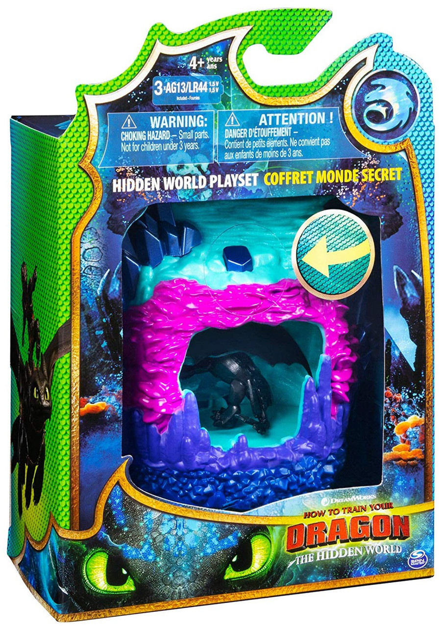 How To Train Your Dragon The Hidden World Toothless Dragon Lair Playset Spin Master Toywiz
