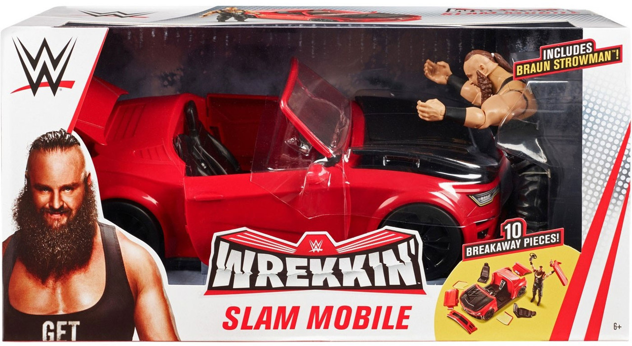 wwe car playset