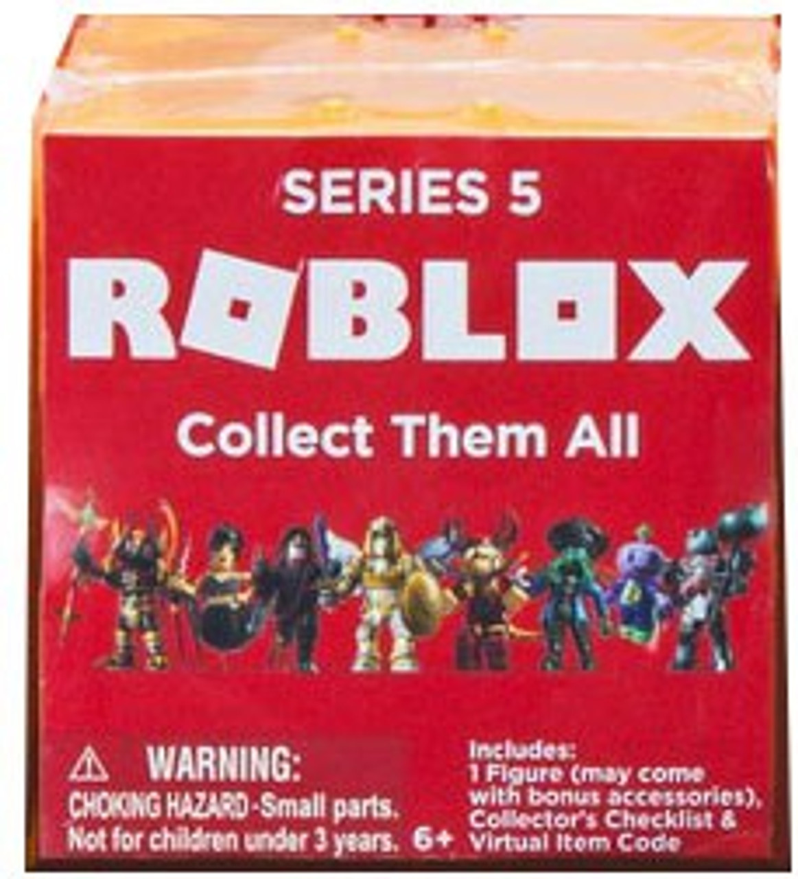 Roblox Series 5 Mystery Pack Gold Cube 1 Random Figure Virtual Item Code Jazwares Toywiz - roblox toys series 1 gold checklist