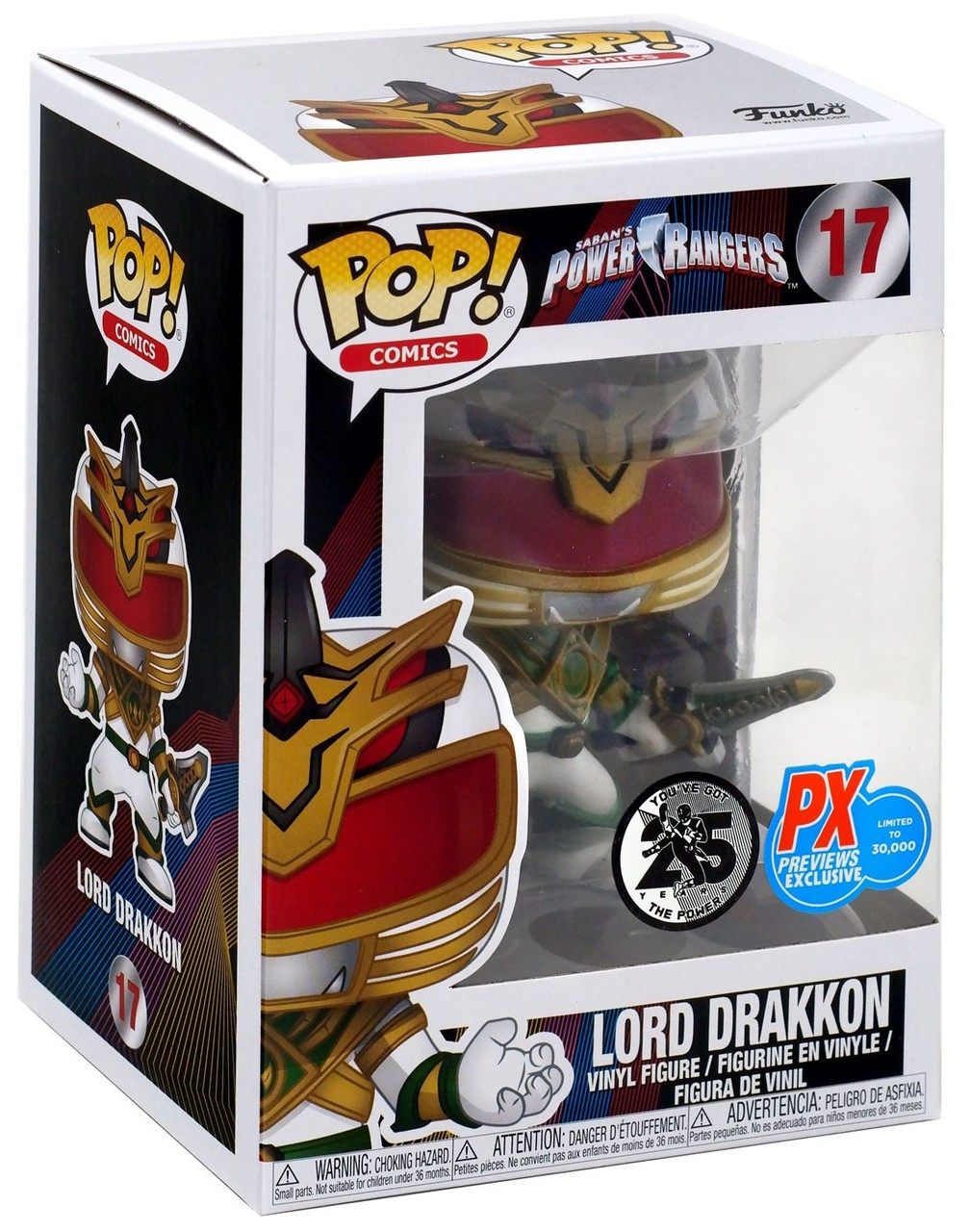 Funko Power Rangers POP Comics Lord Drakkon Exclusive Vinyl Figure