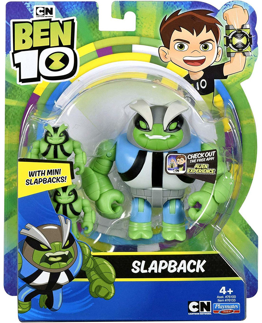 Ben 10 Basic Slapback 5 Action Figure Playmates ToyWiz