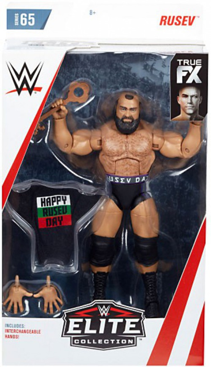 WWE Wrestling Elite Collection Series 65 Rusev 7 Action Figure Mattel ...