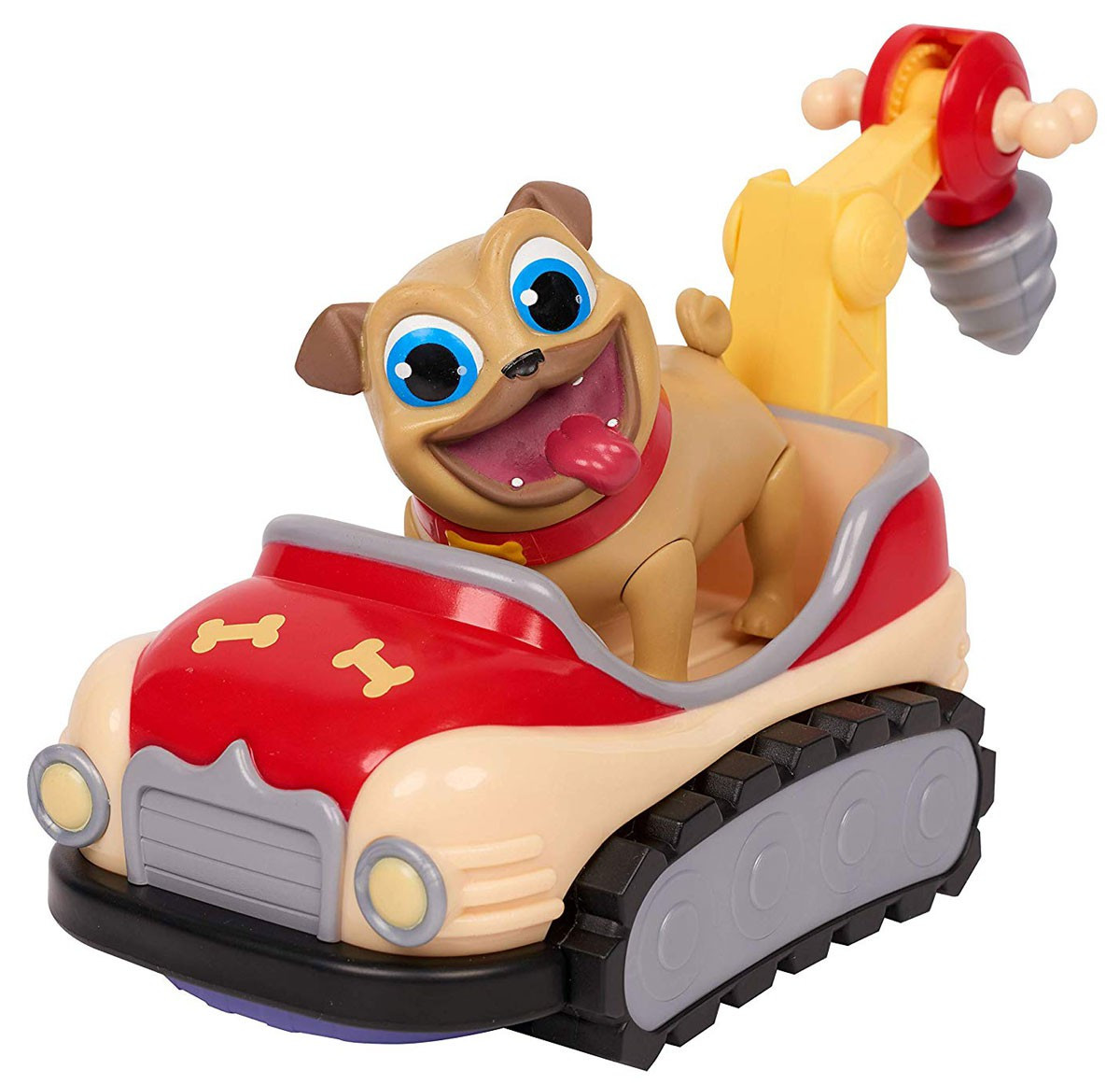 Disney Junior Puppy Dog Pals Puppy Power Rolly Vehicle Figure Just Play