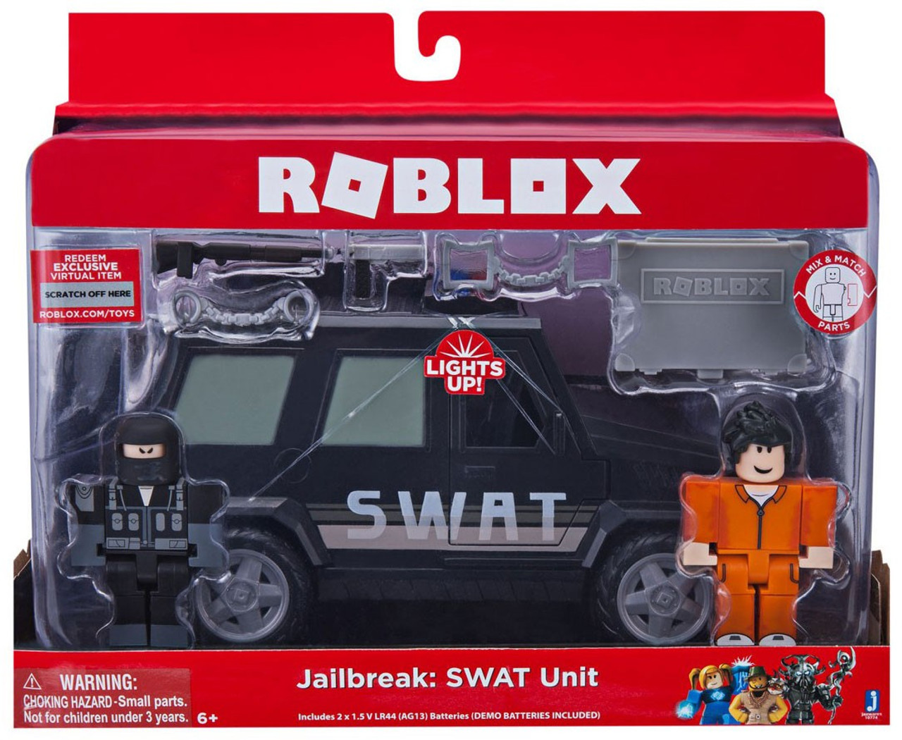 Roblox Jailbreak Swat Unit Playset - jailbreak roblox toy code redeem