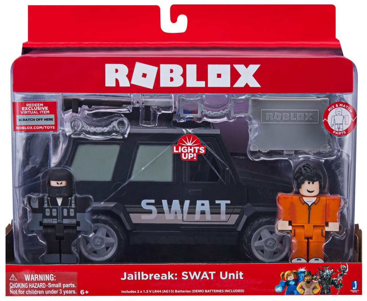 Roblox Jailbreak Swat Unit 3 Figure Set Jazwares Toywiz