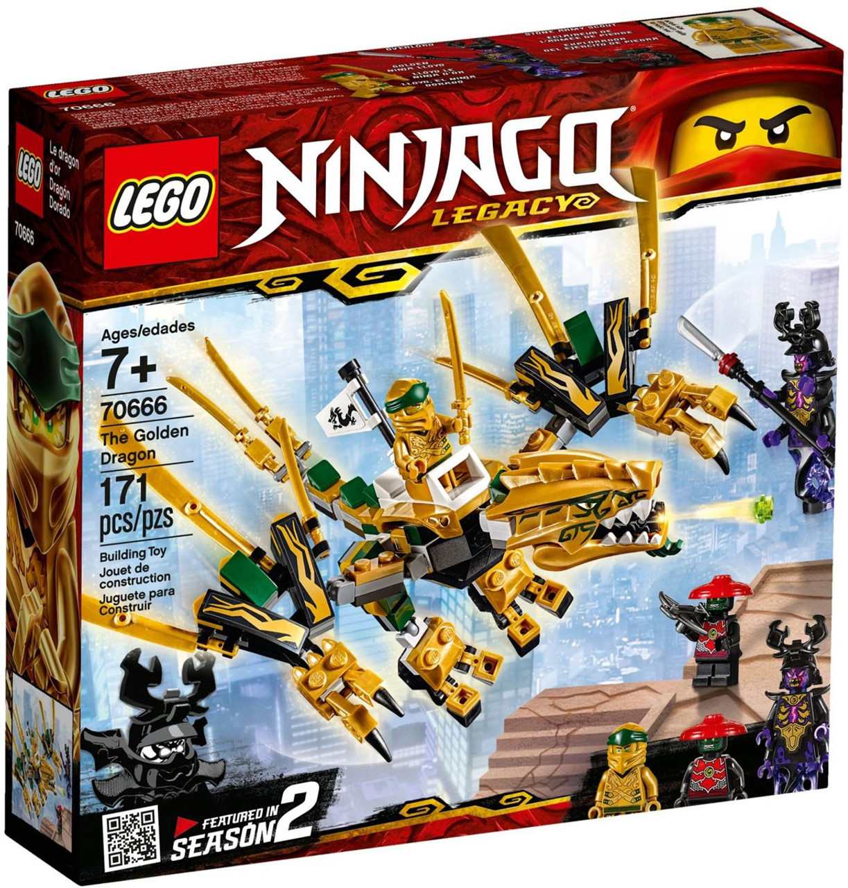 golden ninja lego sets