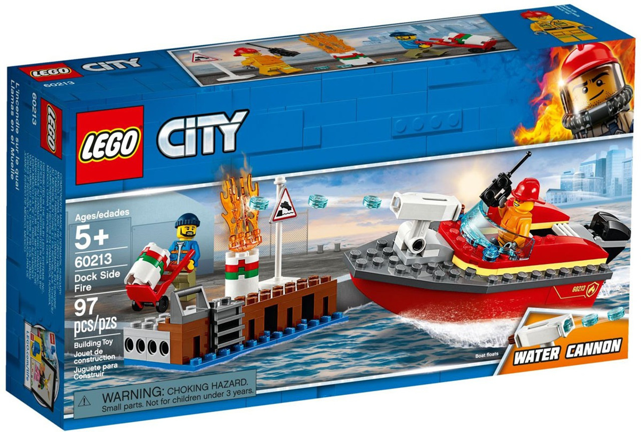 lego city fire boat