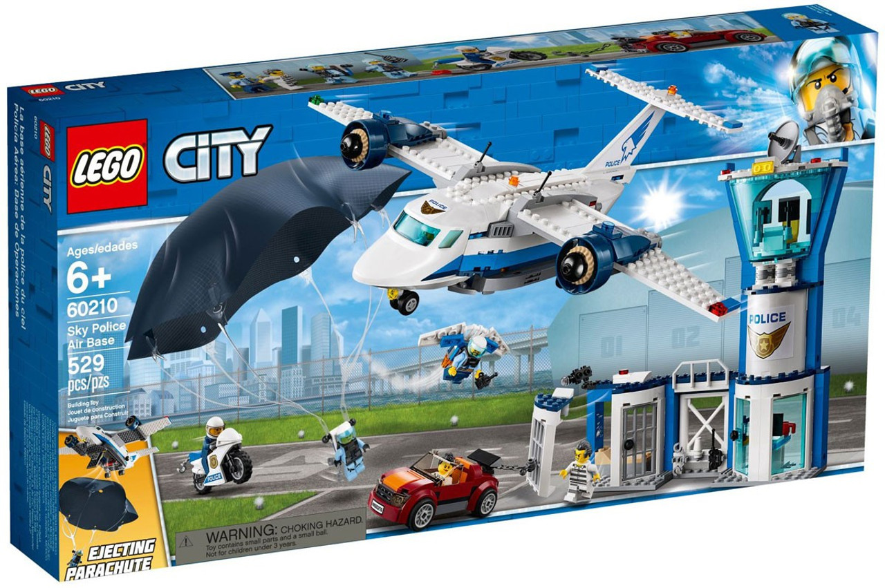 police lego plane