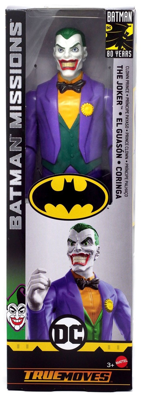 Dc Batman Missions The Joker Clown Prince 12 Action Figure True Moves Mattel Toys Toywiz - the clown prince roblox