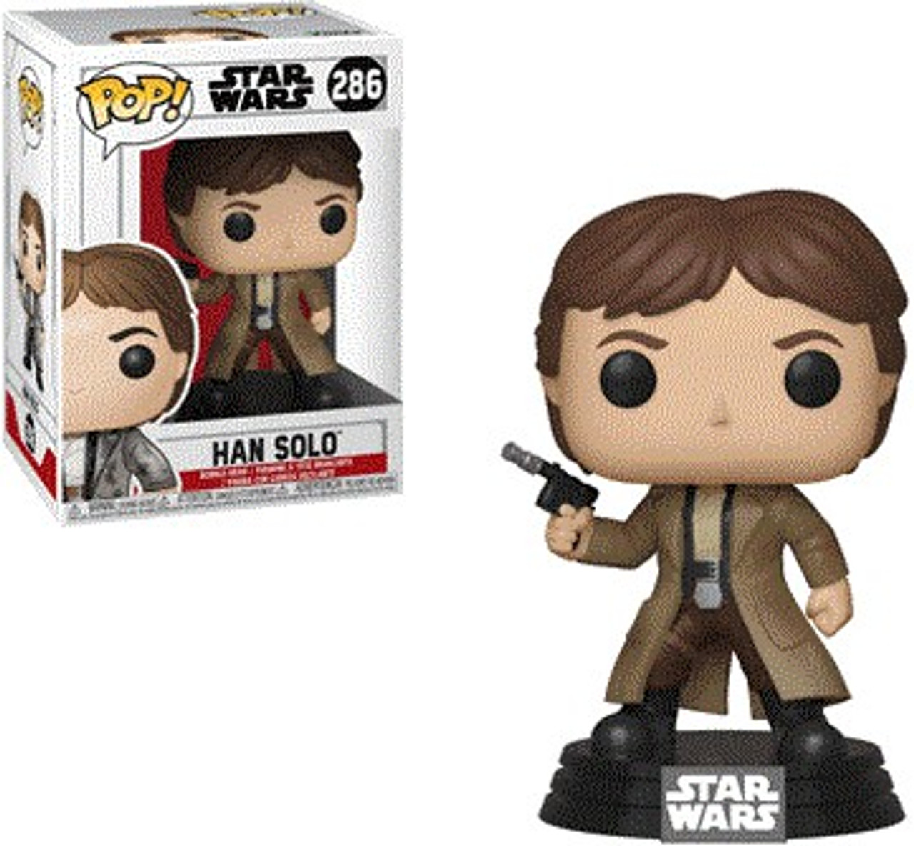 Return Of The Jedi Funko Pop Star Wars Han Solo Vinyl Figure 286 Endor With Gun Drawn