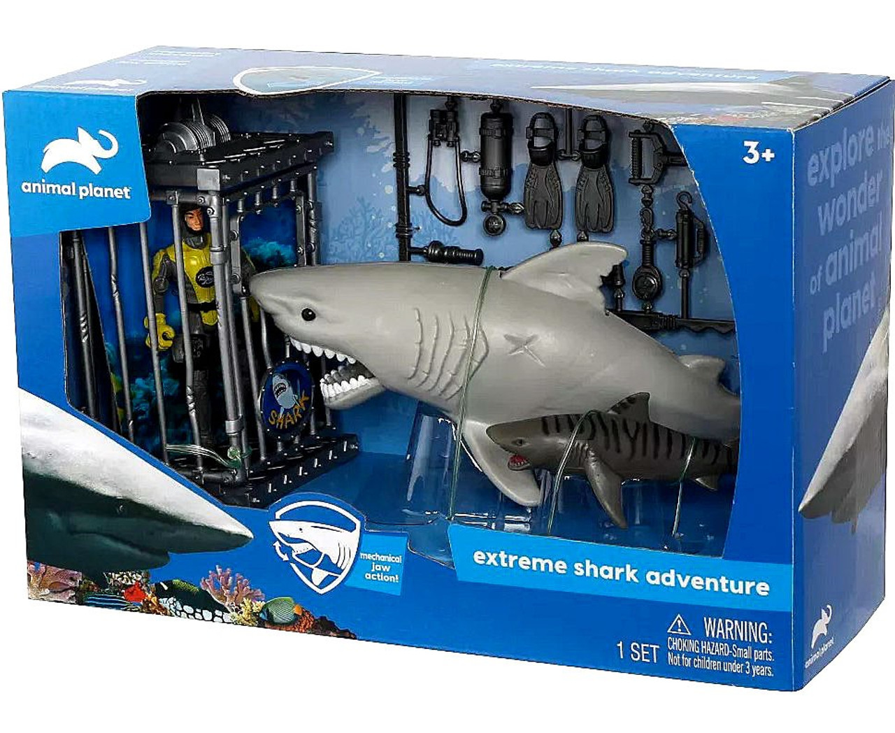 animal planet shark playset