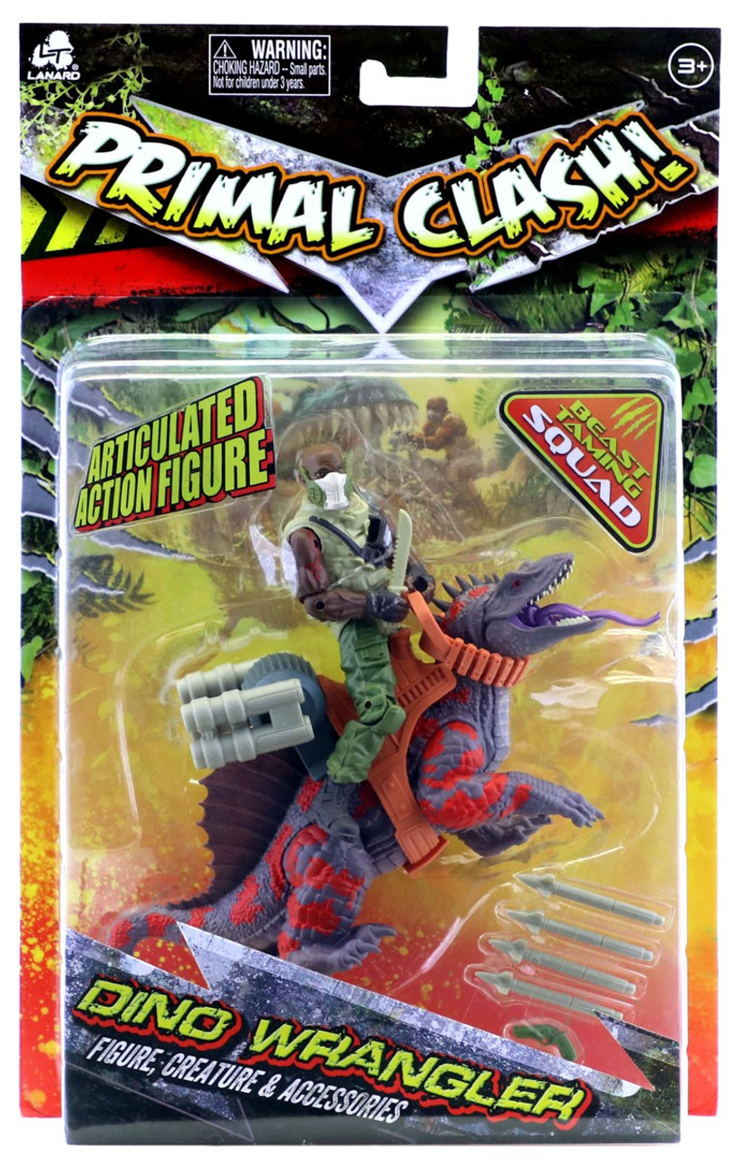 Primal Clash Dino Wrangler Trimetrodon Exclusive Action Figure Lanard Toywiz - primal heroes egg roblox