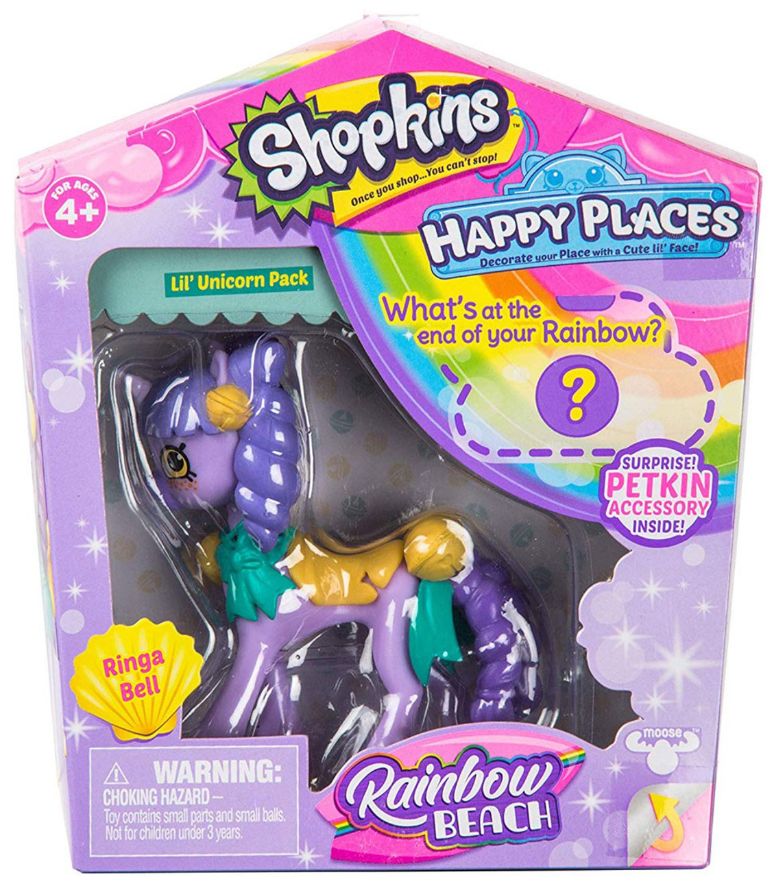 shopkins happy places rainbow beach unicorn