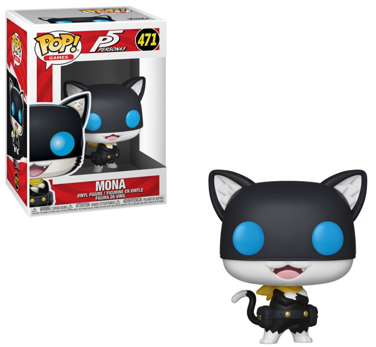 Funko Persona 5 POP Video Games Mona Vinyl Figure - ToyWiz