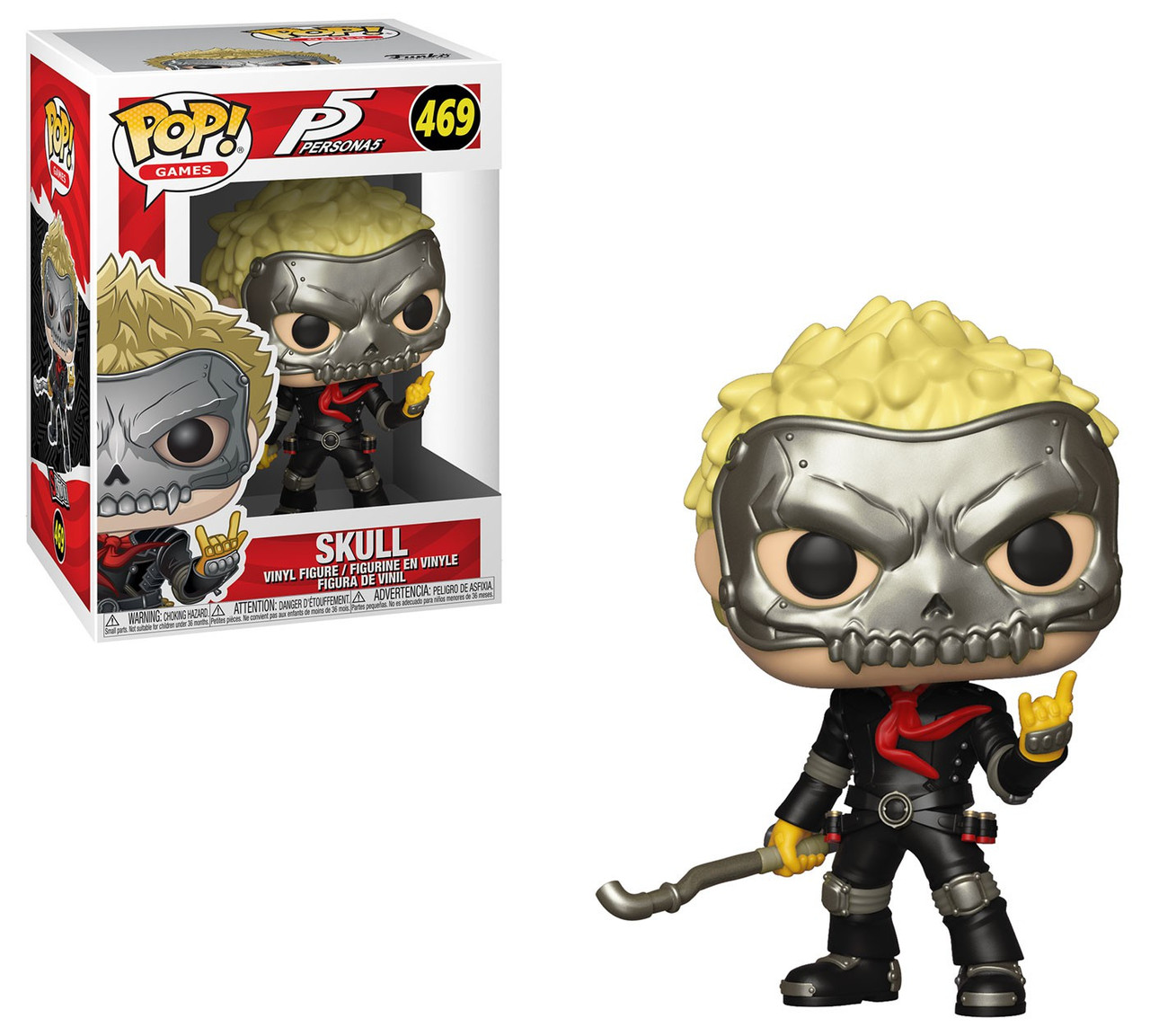 Funko Persona 5 POP Video Games Skull Vinyl Figure - ToyWiz