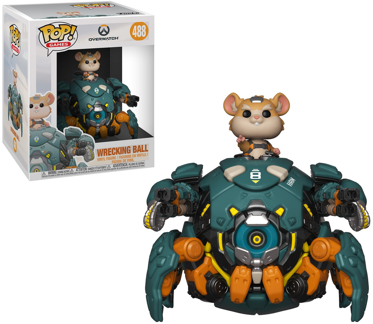 Verwonderlijk Funko Overwatch POP Games Wrecking Ball 6 Vinyl Figure 488 Super MN-99