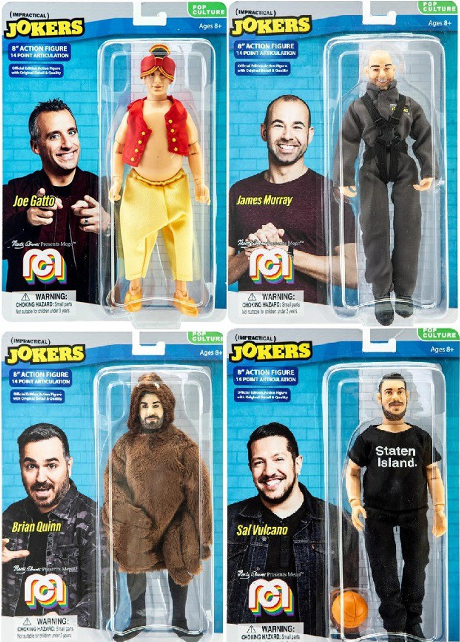 Impractical Jokers Pop Culture Joe James Sal Brian Set Of 4