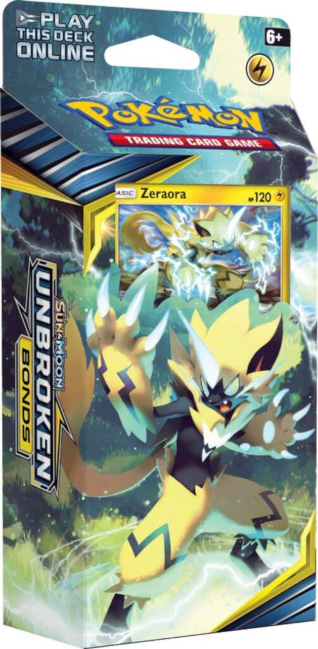 Pokemon Trading Card Game Sun Moon Unbroken Bonds Lightning Loop Theme Deck Zeraora