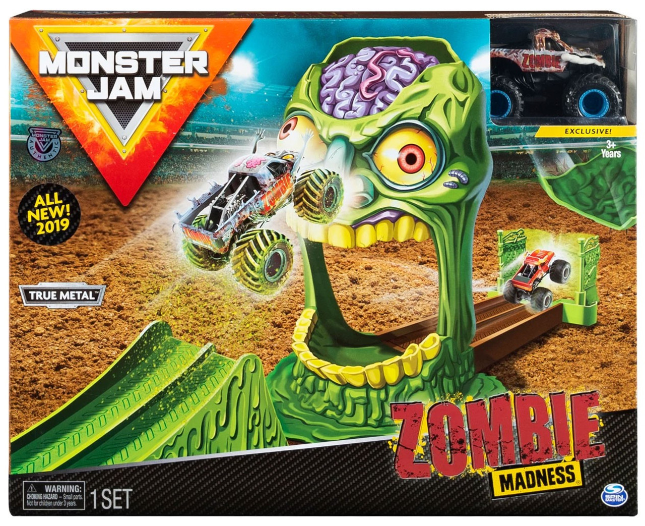 monster jam zombie madness playset