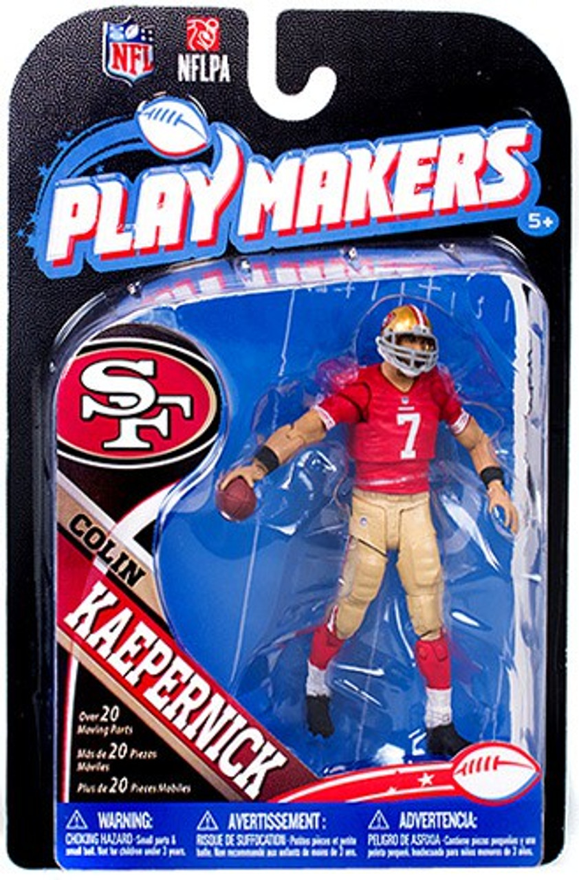 Mcfarlane Toys Nfl San Francisco 49ers Playmakers Series 4 Colin Kaepernick Action Figure Damaged Package Toywiz - may 7 roblox toys spencer christmas toys home