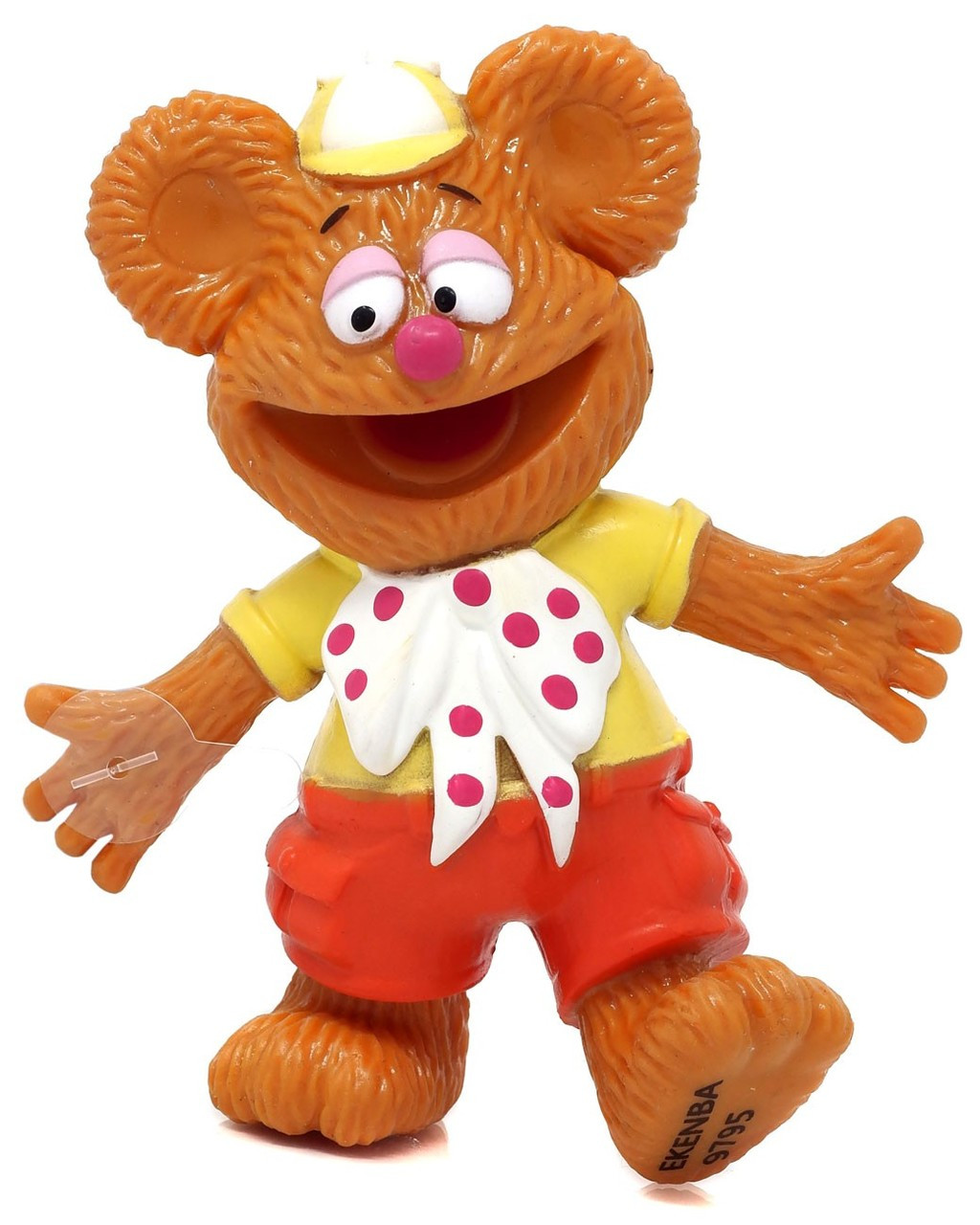 Disney Junior Muppet Babies Life-Like Fozzie 3.5 Rubber ...