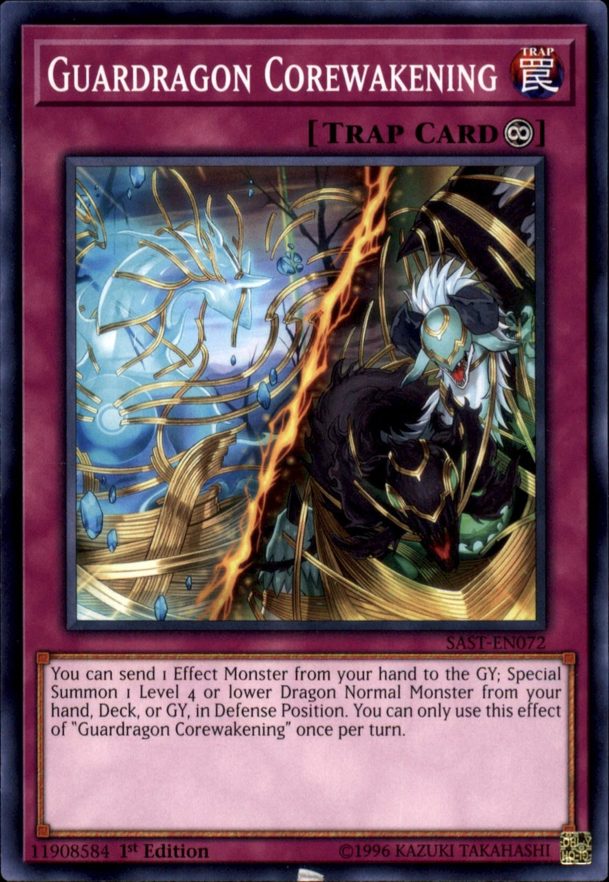 Carta Yu-Gi-Oh! Guardragon Corewakening SAST-EN072 - Edición Savage Strike, Común, 1ª Edición