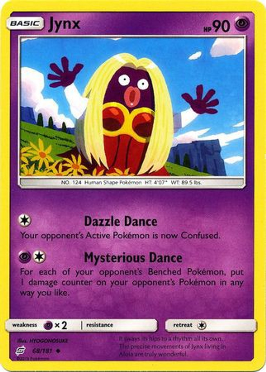 Pokemon Trading Card Game Team Up Single Card Uncommon Jynx 68 Toywiz