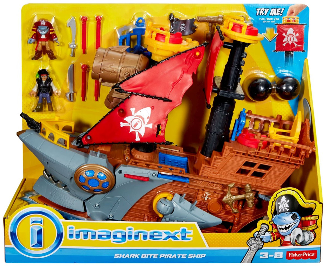 fisher price imaginext pirate ship figures