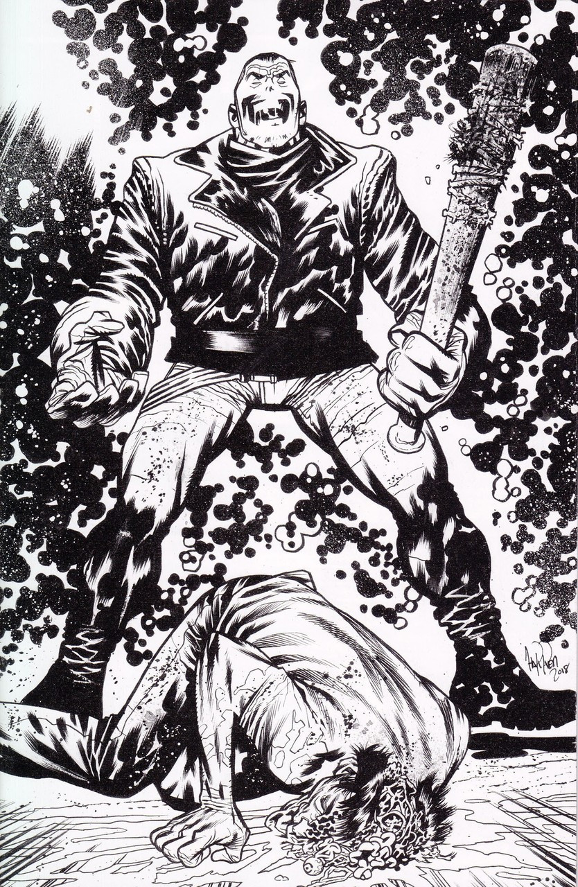 Image comics the walking dead comic book 100 black white virgin 15th anniversary cover toywiz