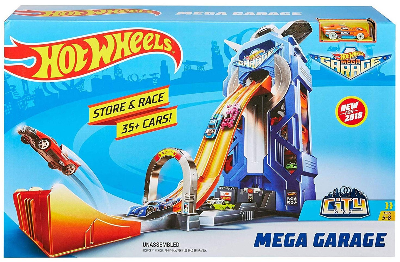 Hot Wheels City Mega Garage 164 Diecast Car Playset Mattel ToyWiz