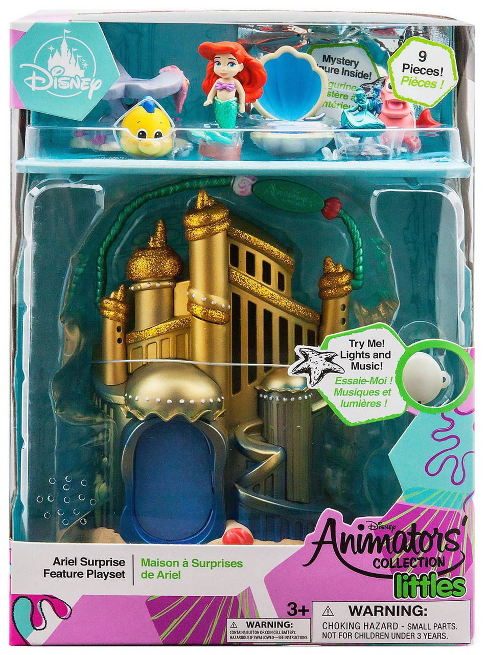Disney The Little Mermaid Littles Animators Collection Ariel Surprise Feature Exclusive Micro