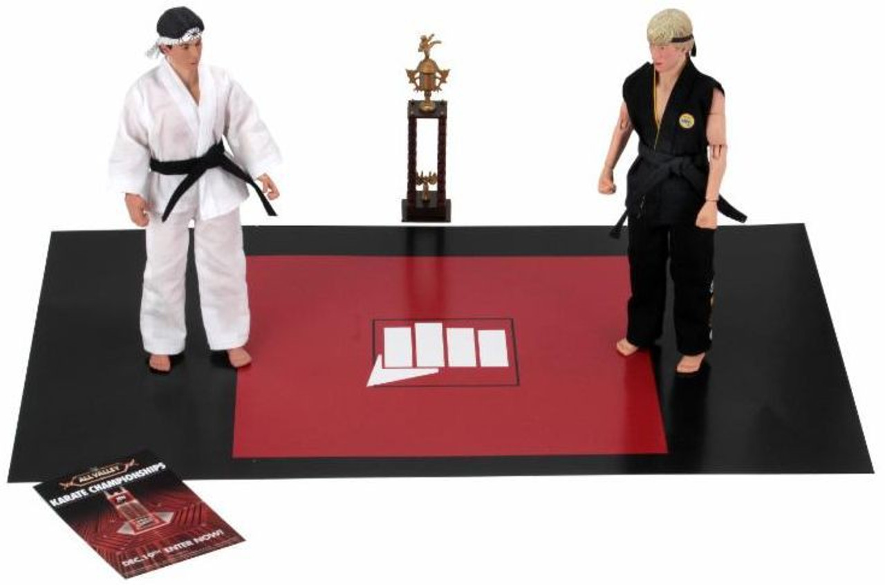 Neca The Karate Kid Daniel Johnny 8 Clothed Action Figure 2 Pack Tournament Toywiz - the karate kid roblox