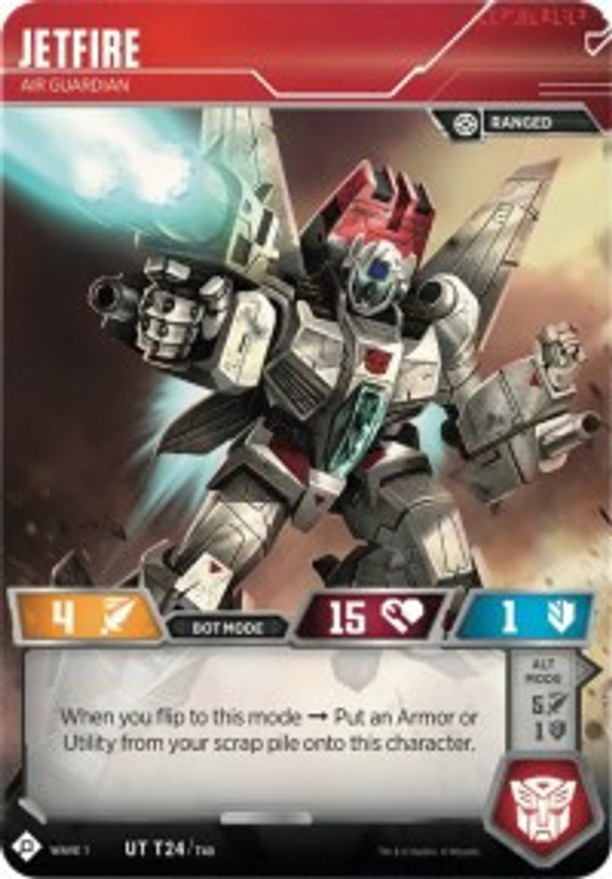 Transformers Trading Card Game Wave 1 Single Card Jetfire