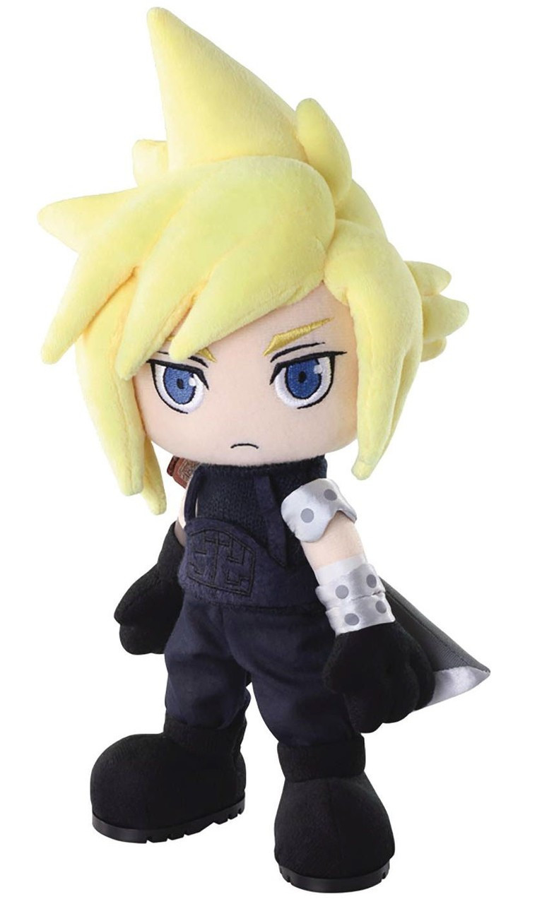 Final Fantasy Vii Cloud Strife 12 Action Plush Doll Square Enix Toywiz - cloud strife starter character roblox