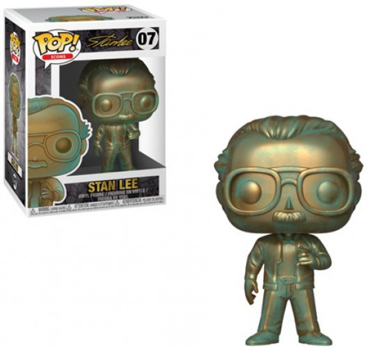 Funko Stan Lee POP Icons Stan Lee Vinyl Figure 07 Patina Funko Stan Lee POP I